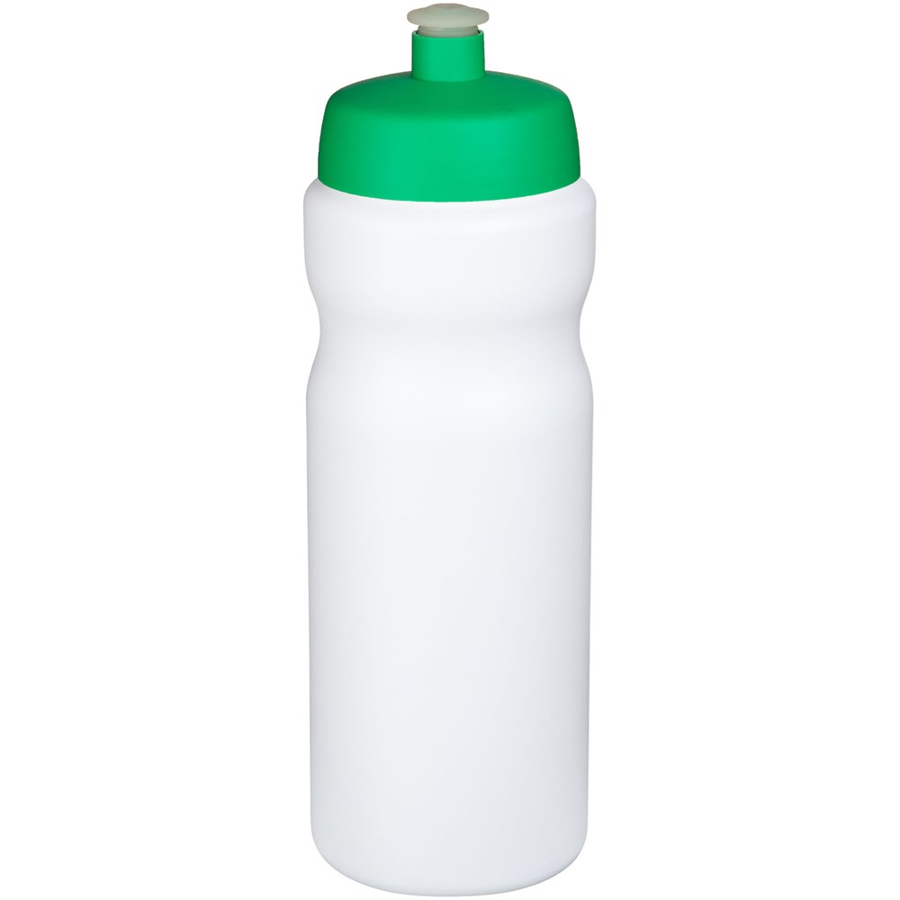 Baseline® Plus 650 ml Sportflasche - weiss, grün
