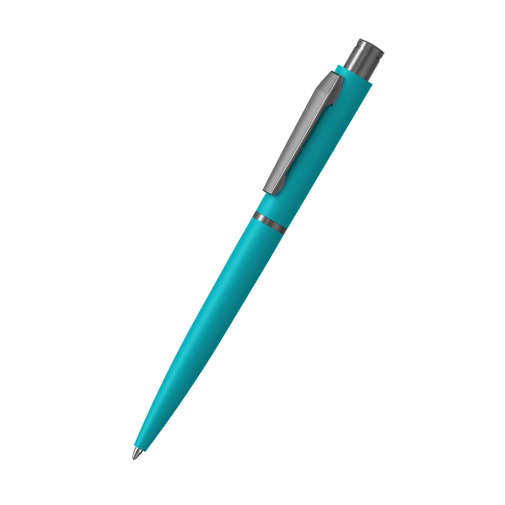 Klio-Eterna - Snooker softtouch Ms - Retractable ballpoint pensofttouch cyan