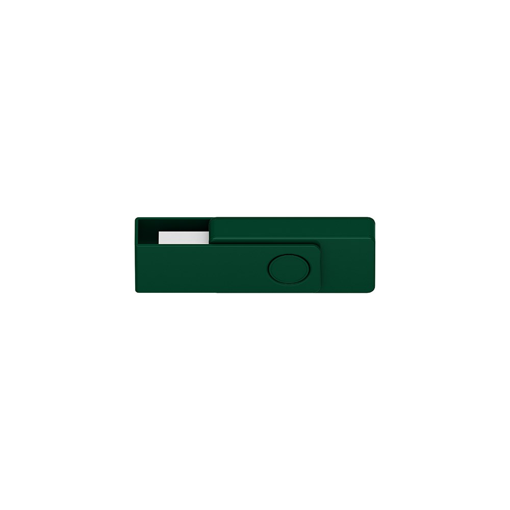 Klio-Eterna - Twista high gloss USB 2.0 - USB-Speicher mit drehbarem Schutzbügeldunkelgrün