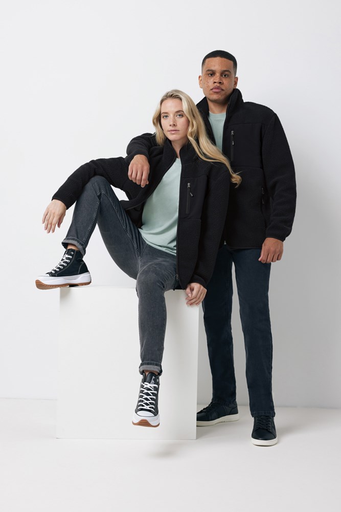 IQONIQ Diran Fleecejacke aus recyceltem Polyesterflor