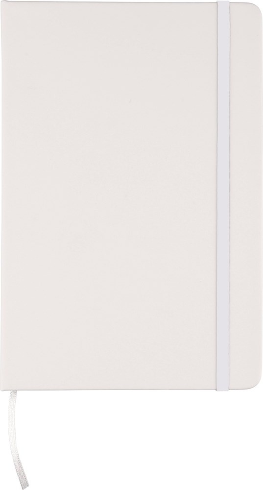 Recyceltes Notizbuch A5 aus PU Eva - Weiß