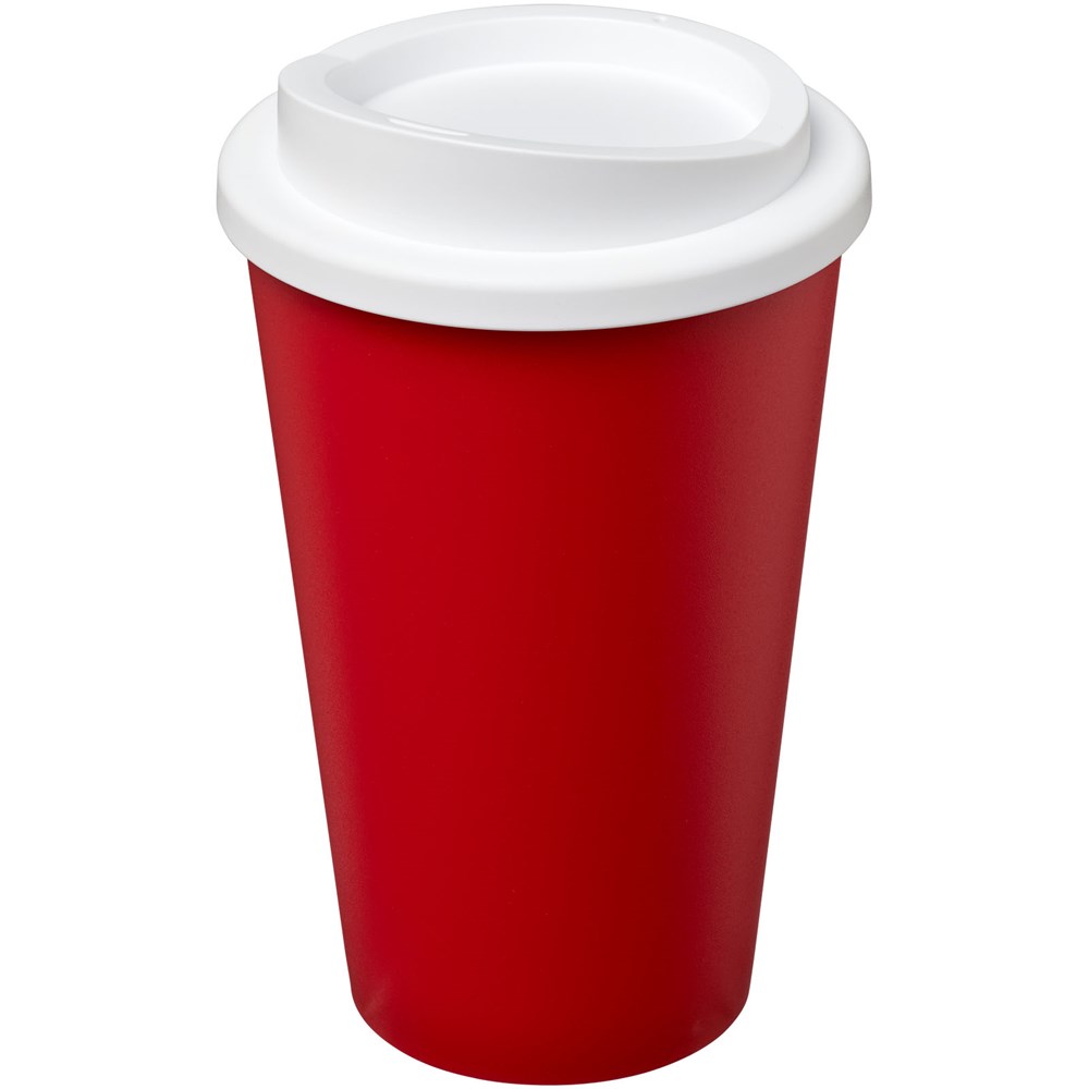 Americano® 350 ml Isolierbecher - rot, weiss