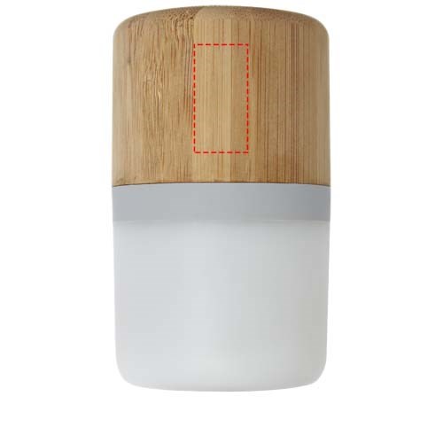 Aurea Bluetooth® Lautsprecher aus Bambus mit Licht 