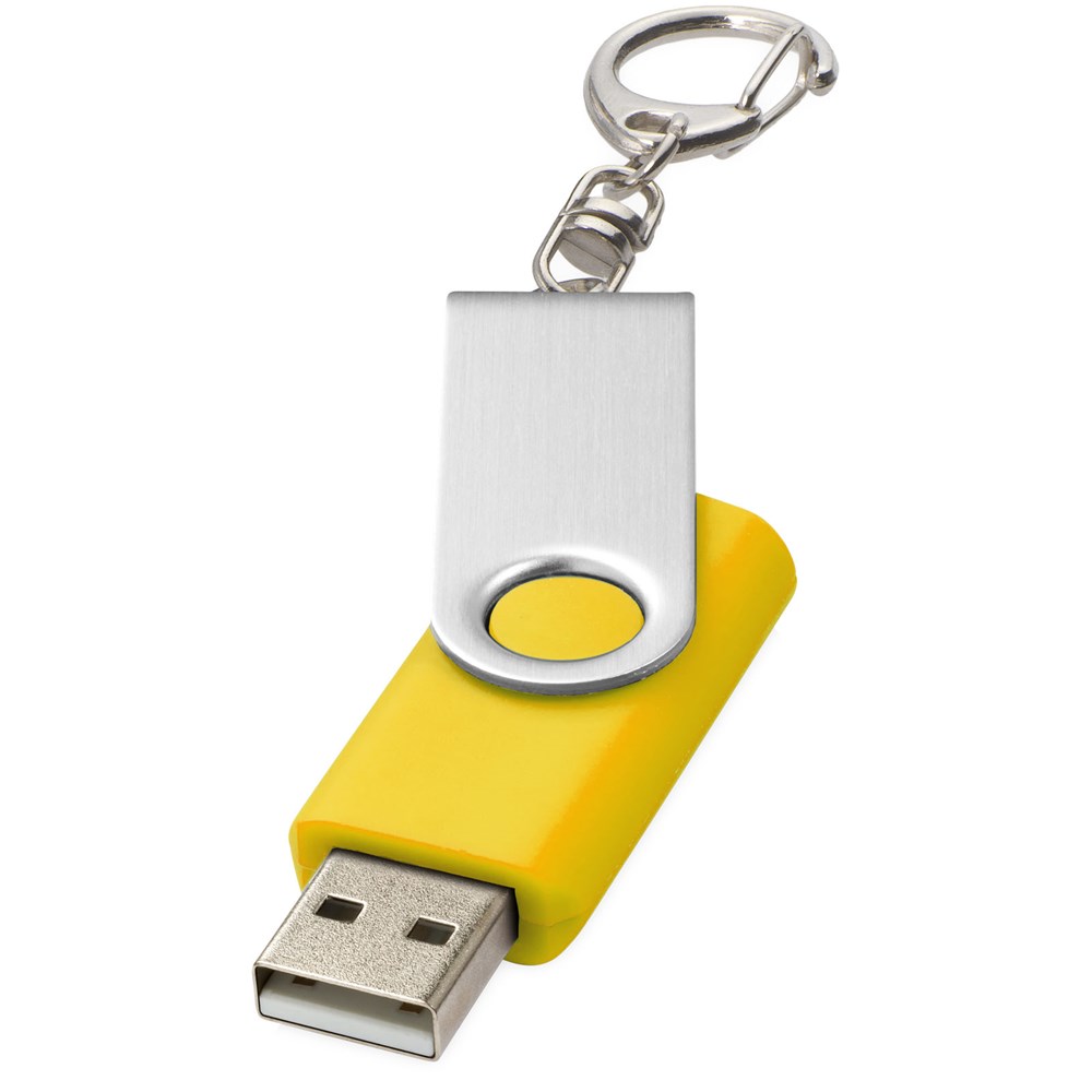 Rotate mit Schlüsselanhänger USB-Stick - Gelb
