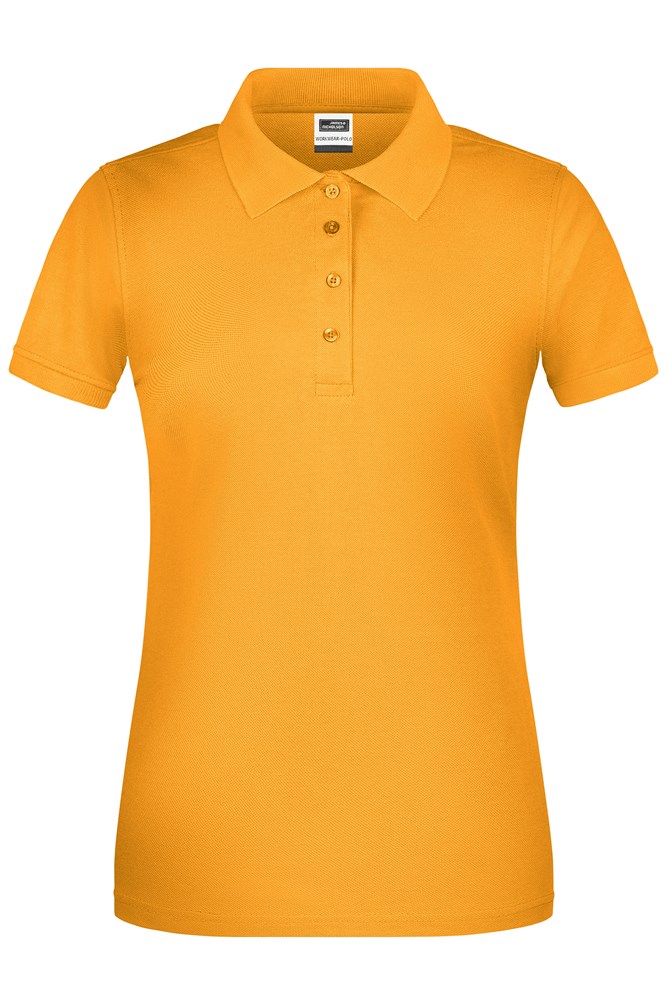Ladies' ORGANIC Workwear Polo   OCS Blended - Gold-yellow (ca. Pantone 1235C)