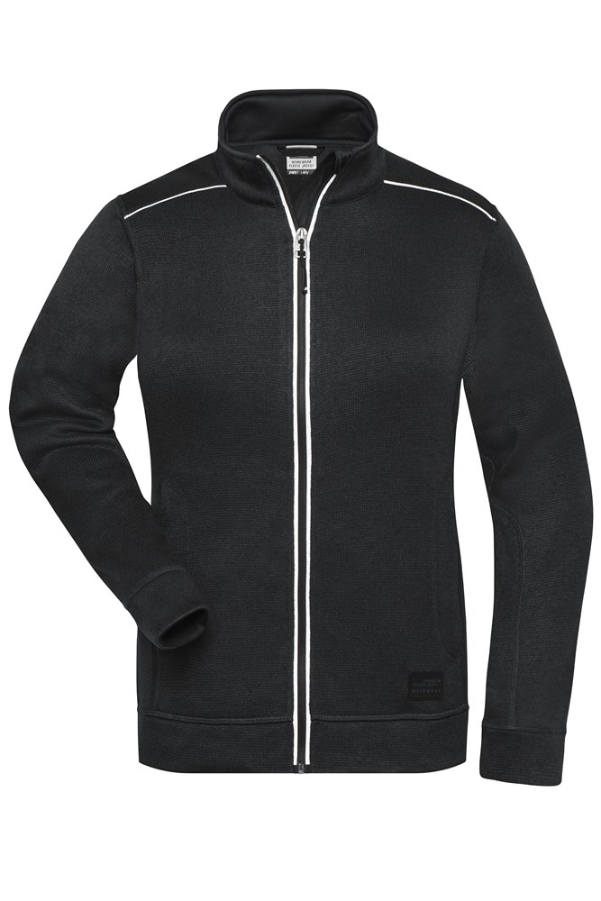 Ladies' Knitted Workwear Fleece Jacket - SOLID -