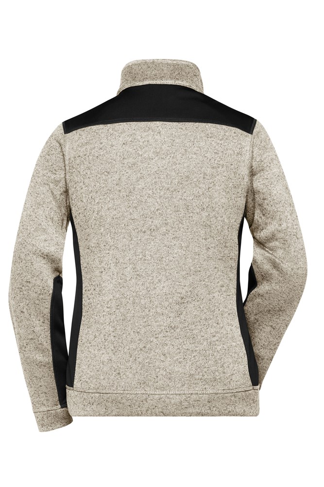 Ladies' Knitted Workwear Fleece Jacket - STRONG -