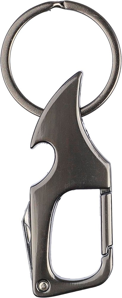 Schlüsselanhänger Bella | Karabiner - stahlgrau