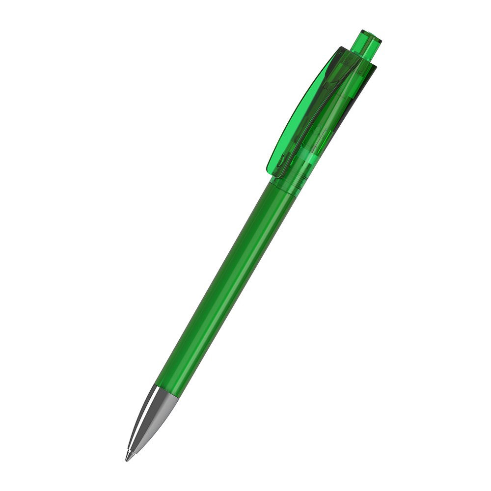 Klio-Eterna - Qube transparent Mn - Druckkugelschreibergrün transparent