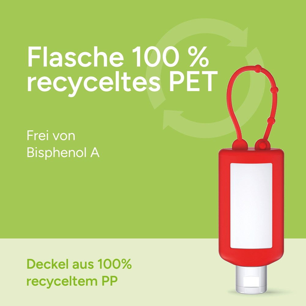 Sportgel, 50 ml Bumper rot, Body Label (R-PET)