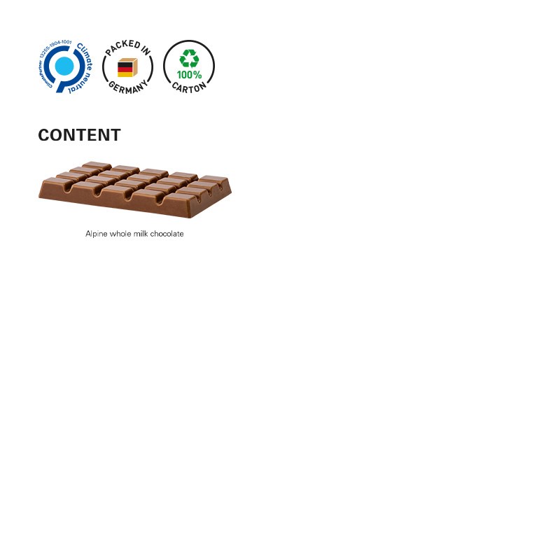 Design Schokolade in Pergaminpapier