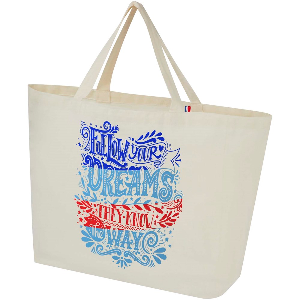 Cannes 200 g/m² Shopper Tragetasche aus recyceltem Material 10L