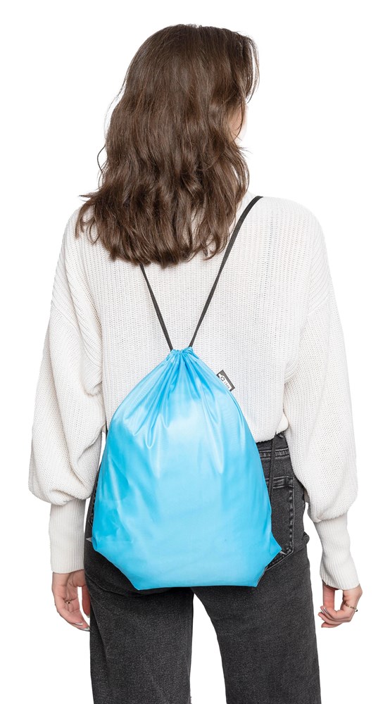 Recycled rPET polyester (210D) drawstring backpack Enrique