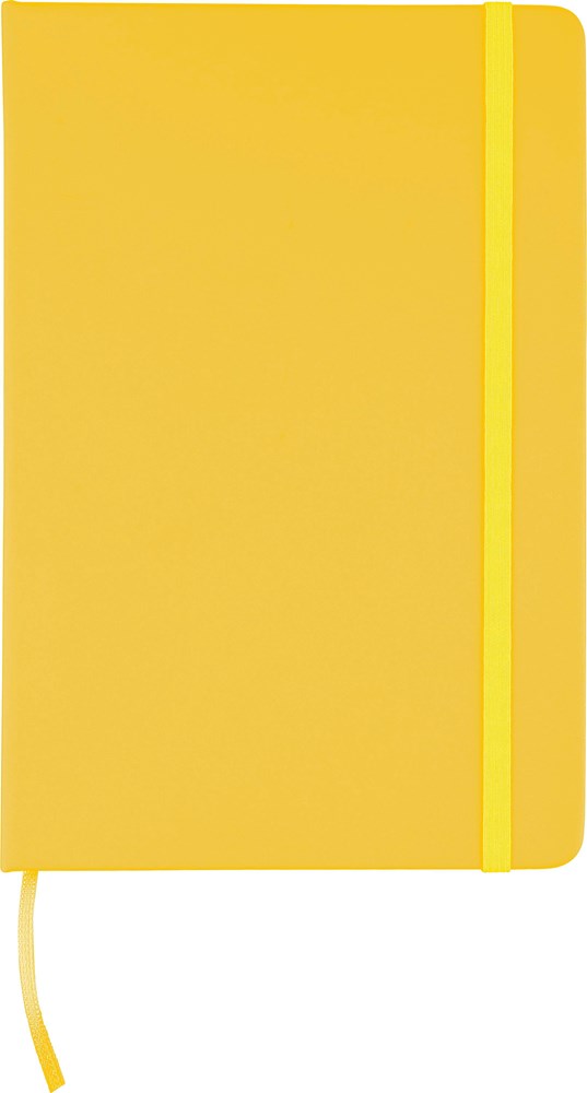 Recyceltes Notizbuch A5 aus PU Eva - Gelb
