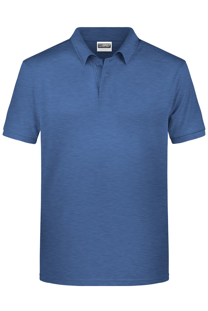 Men's Basic Polo   OCS Standard - Light-denim-melange (ca. Pantone 534C)