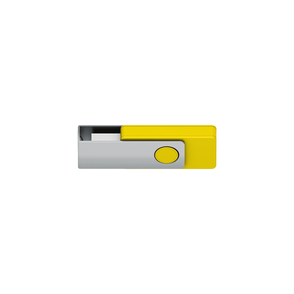 Klio-Eterna - Twista high gloss Mc USB 2.0 - USB-Speicher mit drehbarem Schutzbügelgelb