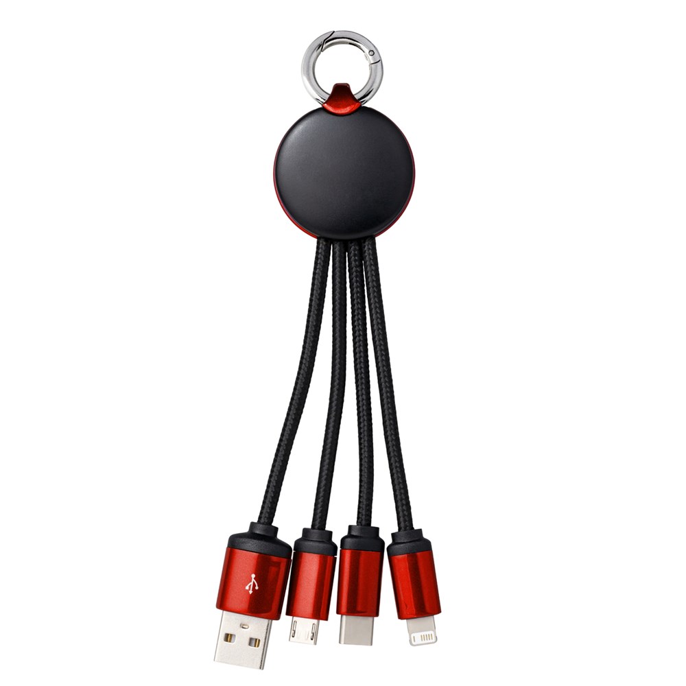 3-in-1 Ladekabel mit Beleuchtung REEVES-PUHALANI