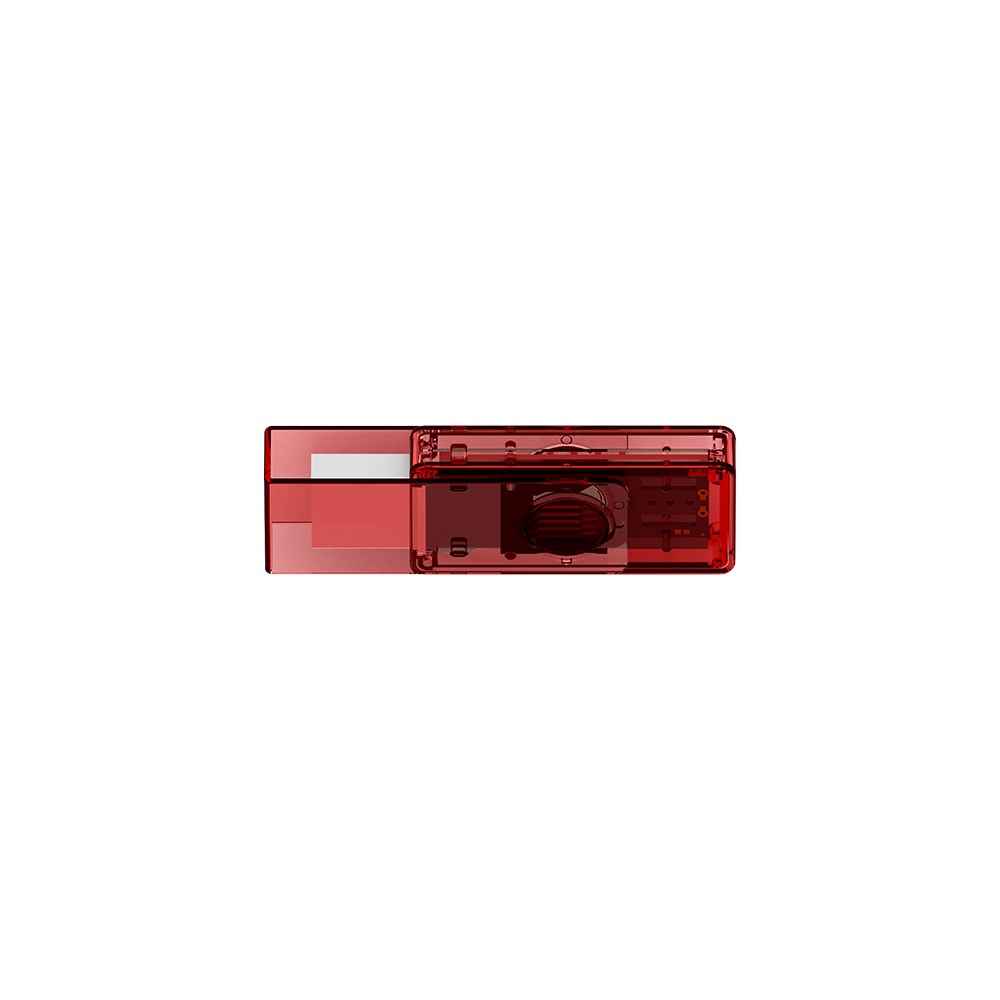 Klio-Eterna - Twista transparent USB 3.0 - USB-Speicher mit drehbarem Schutzbügelrot transparent