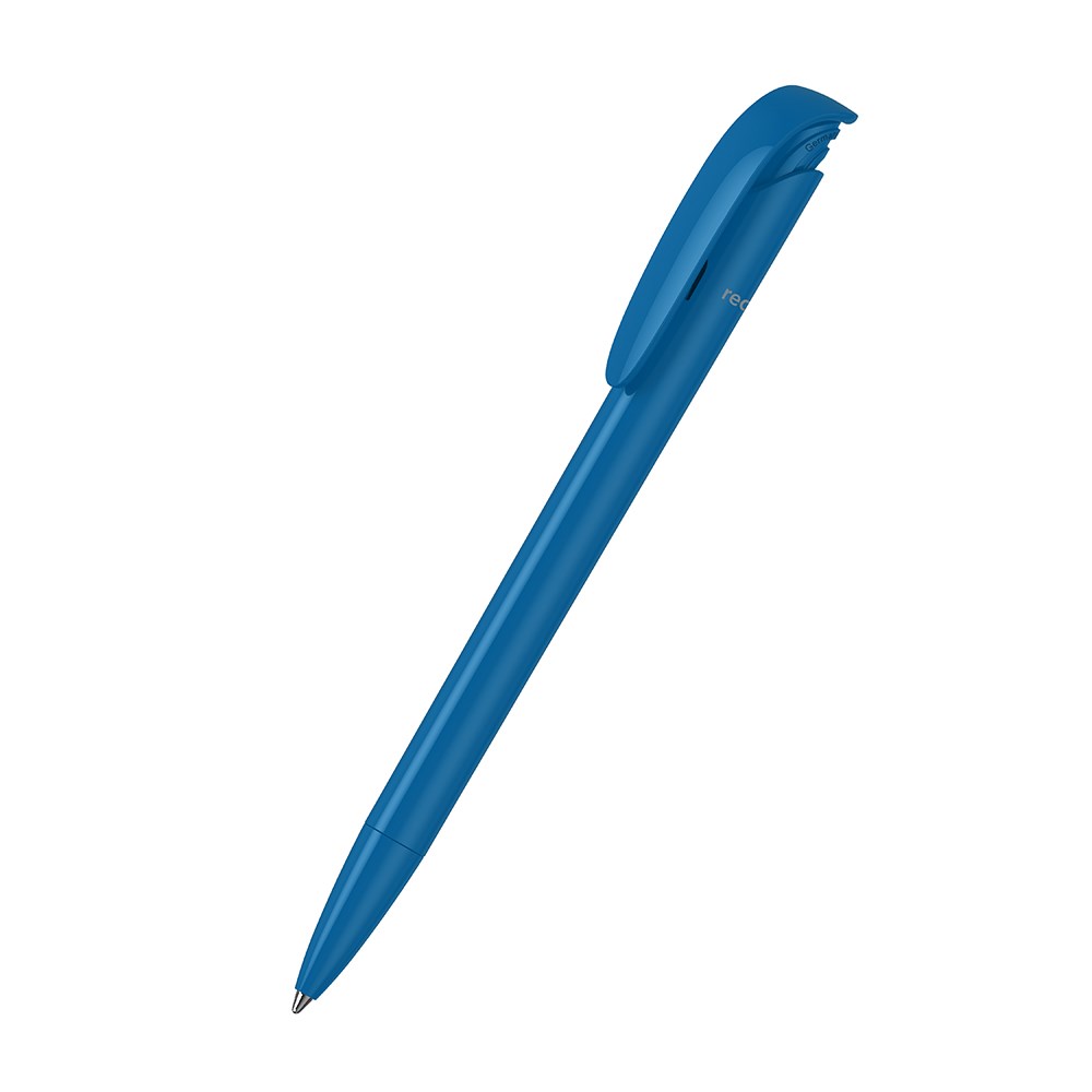 Klio-Eterna - Jona recycling - Retractable ballpoint penlight blue