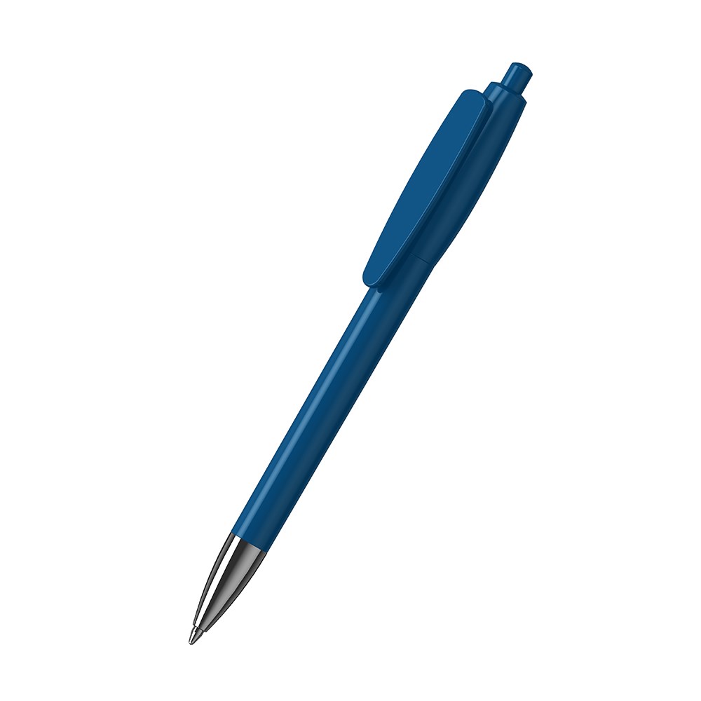 Klio-Eterna - Klix high gloss Mn - Retractable ballpoint penmedium blue