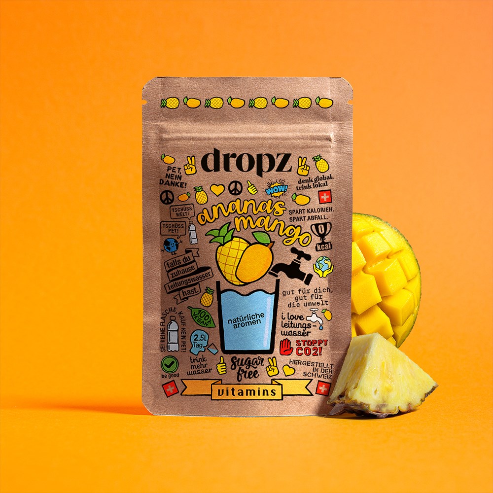 dropz Beutel "Vitamins" - Ananans Mango