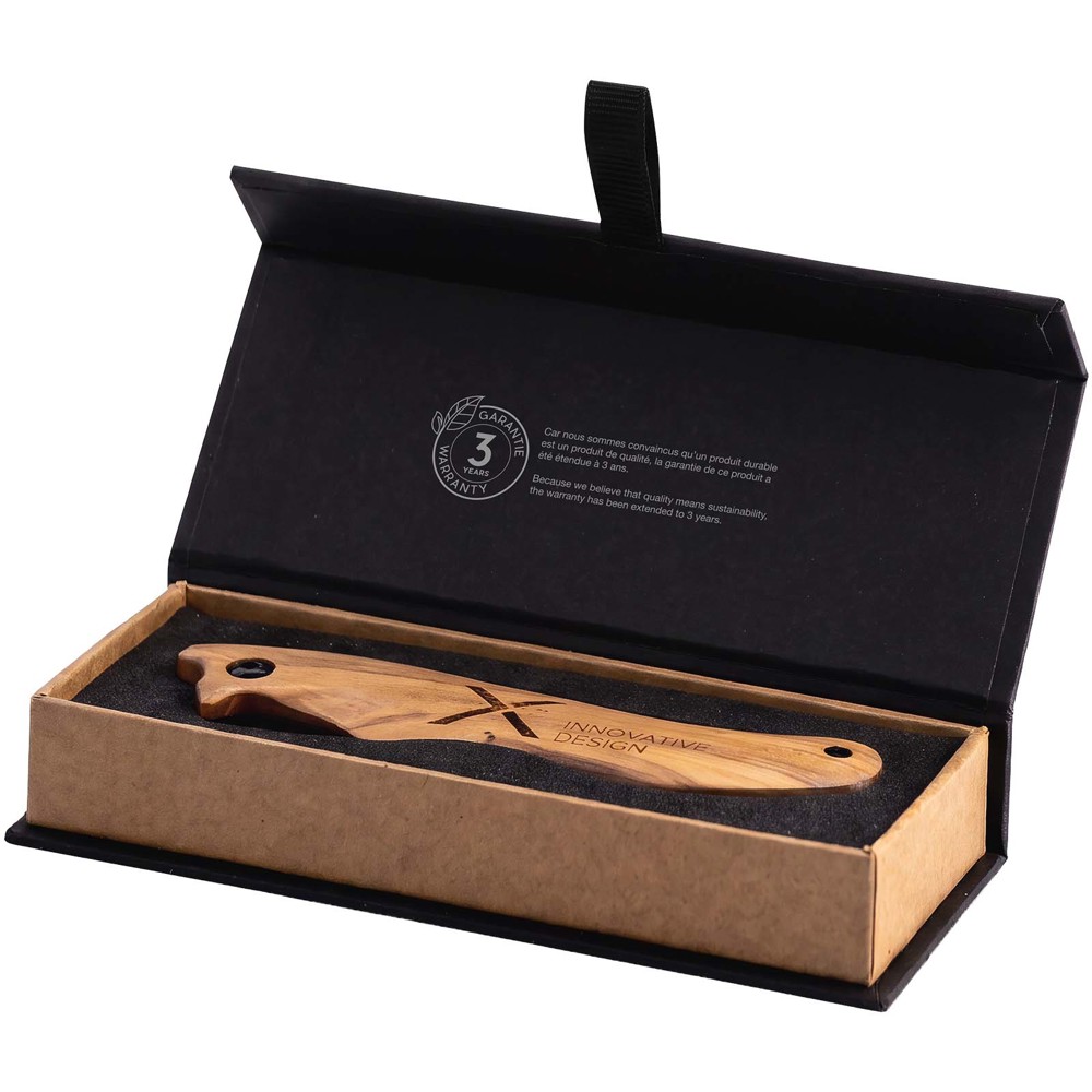 SCX.design T33 Klappmesser aus Olivenholz