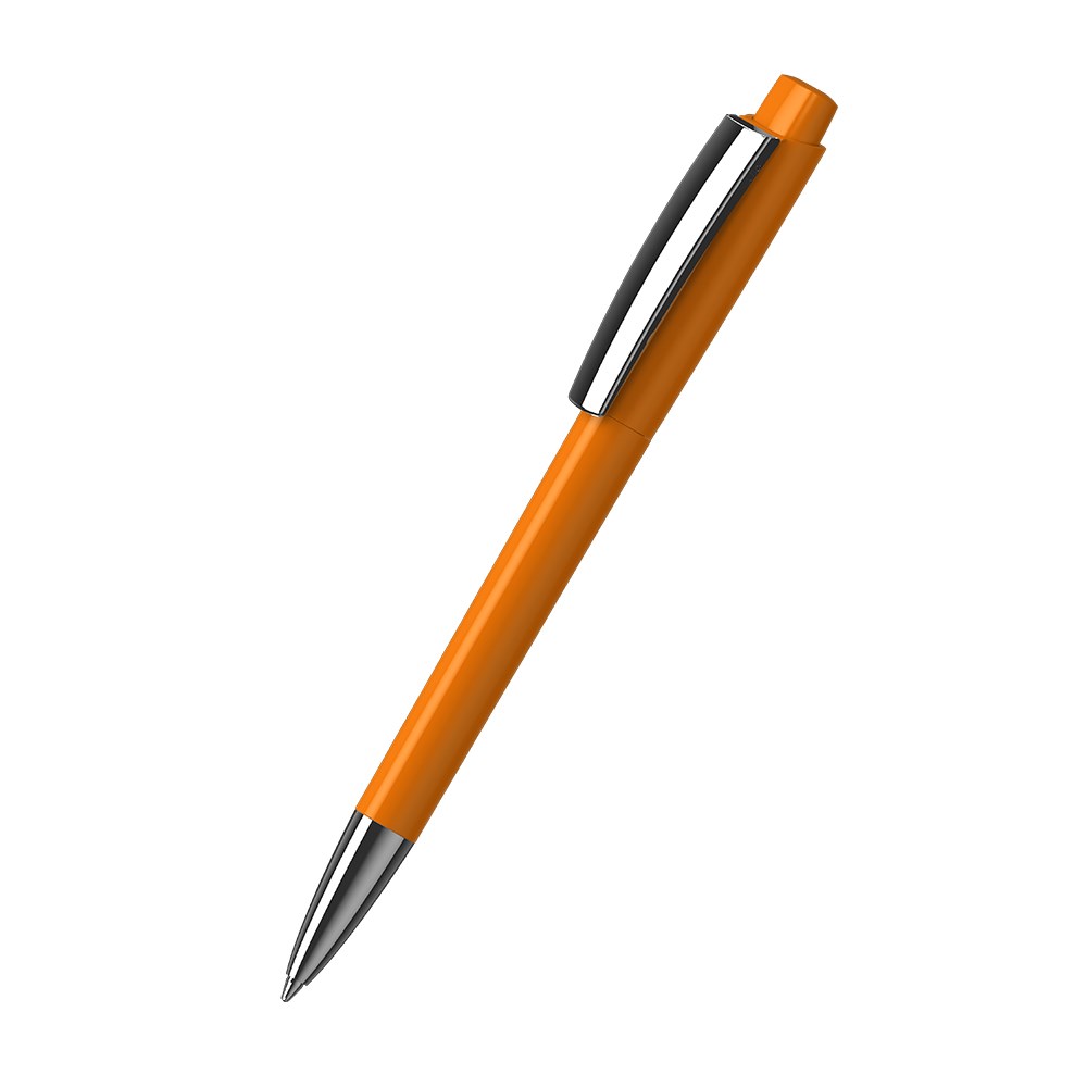 Klio-Eterna - Zeno high gloss MMn - Retractable ballpoint penlight orange