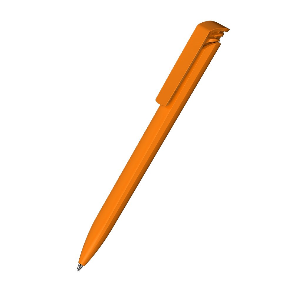 Klio-Eterna - Trias recycling - Retractable ballpoint penlight orange