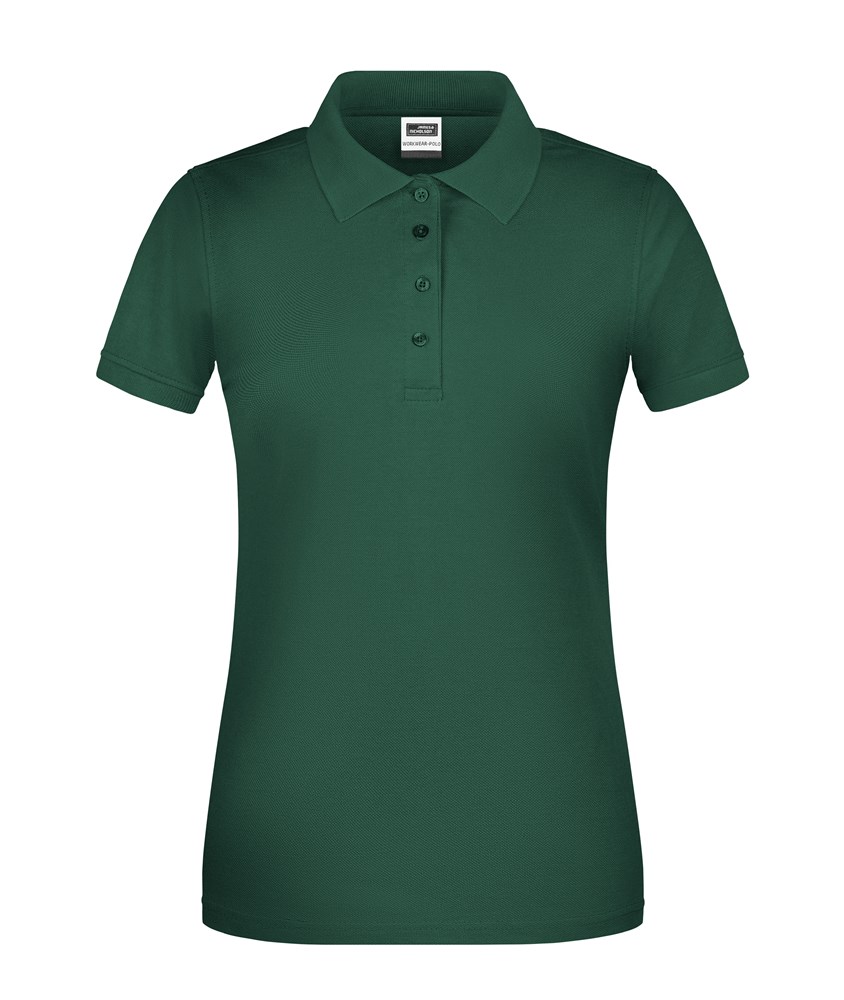 Ladies' ORGANIC Workwear Polo   OCS Blended - Dark-green (ca. Pantone 343C)