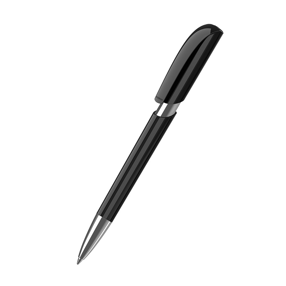 Klio-Eterna - Push high gloss Mn - Retractable ballpoint pen