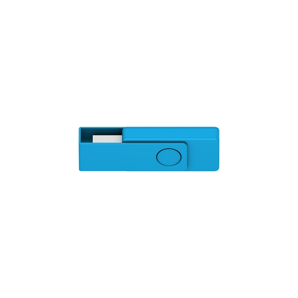 Klio-Eterna - Twista high gloss USB 2.0 - USB-Speicher mit drehbarem Schutzbügelcyan