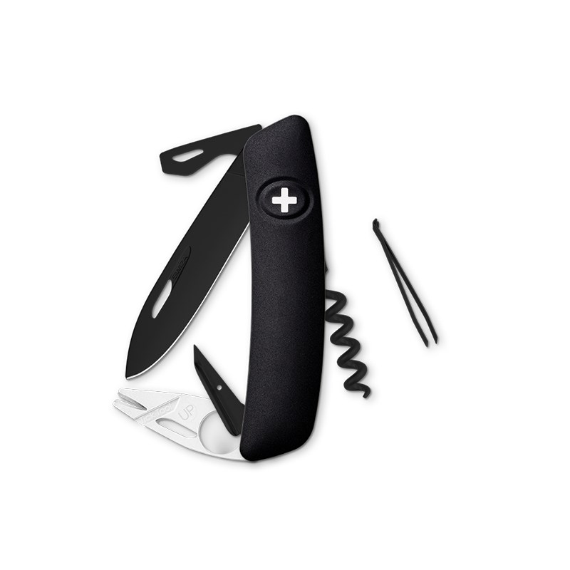 SWIZA® Taschenmesser - TT03 All Black Schwarz