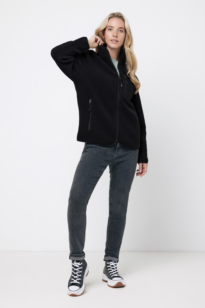 IQONIQ Diran Fleecejacke aus recyceltem Polyesterflor