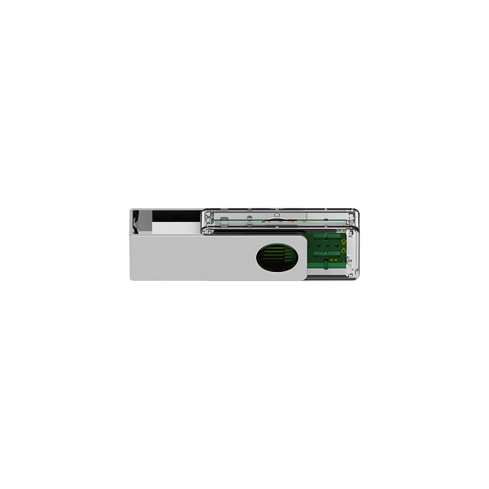 Klio-Eterna - Twista transparent Mc USB 3.0 - USB-Speicher mit drehbarem Schutzbügeltransparent
