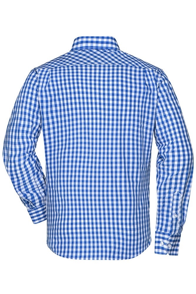 Chemise Vichy manches longues homme