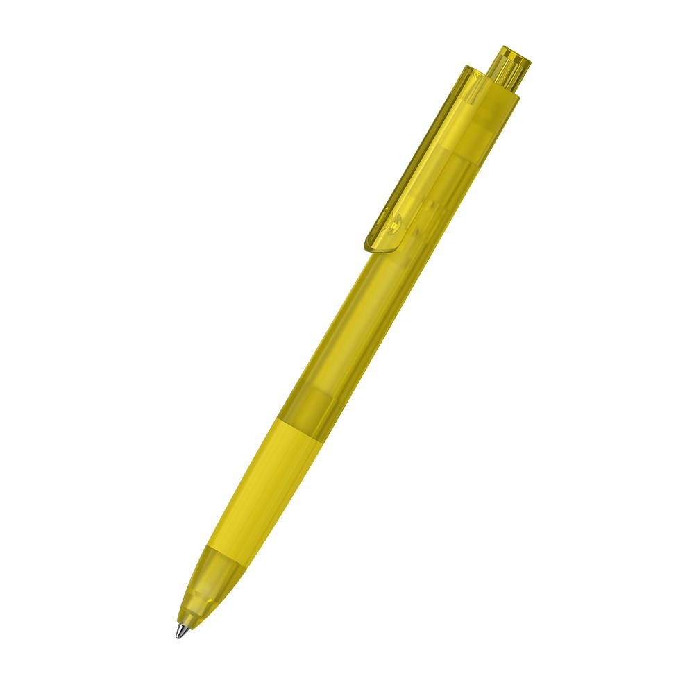 Klio-Eterna - Tecto softfrost/transparent - Retractable ballpoint pensoftfrost yellow