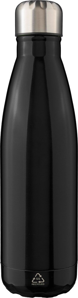 Trinkflasche Sumatra | Recycelt | 650 ml - Schwarz