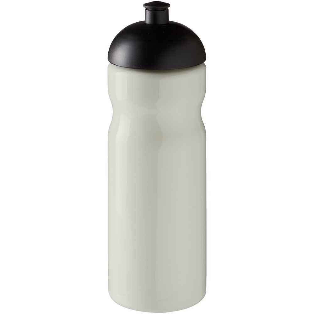 H2O Active® Eco Base 650 ml Sportflasche mit Stülpdeckel - elfenbeinweiß, schwarz