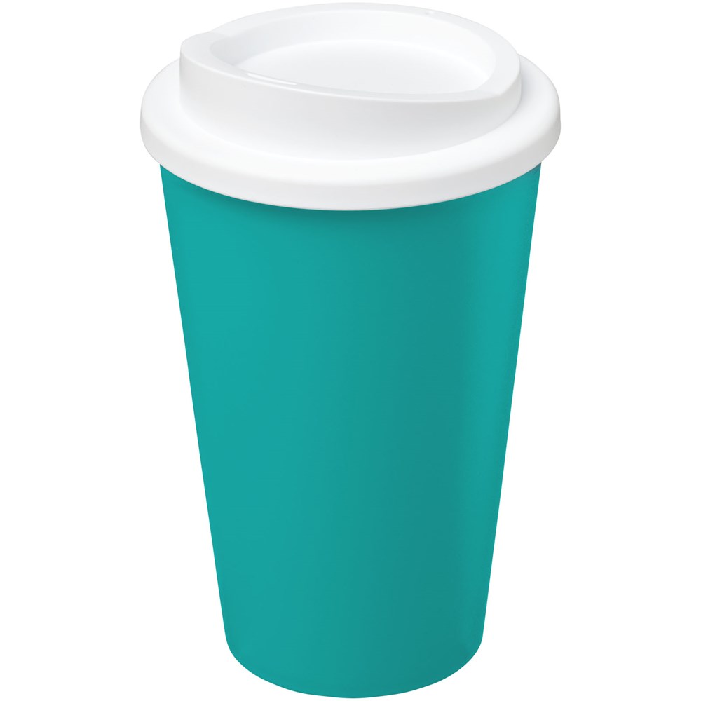Americano® 350 ml Isolierbecher - aquablau, weiss