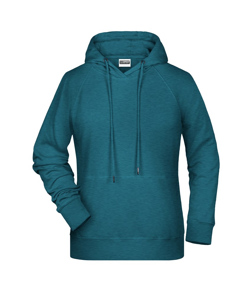 Ladies' Hoody   OCS Blended & RCS - Petrol-melange (ca. Pantone 7477C)