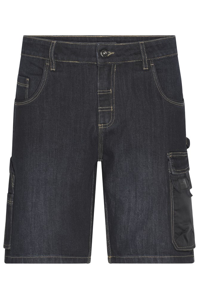 Workwear Stretch-Bermuda-Jeans