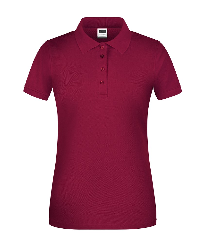 Ladies' ORGANIC Workwear Polo   OCS Blended - Wine (ca. Pantone 195C)