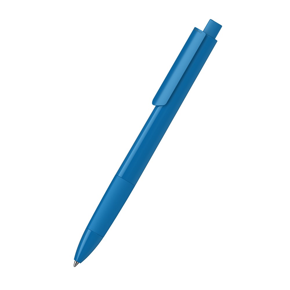 Klio-Eterna - Tecto high gloss - Retractable ballpoint penlight blue