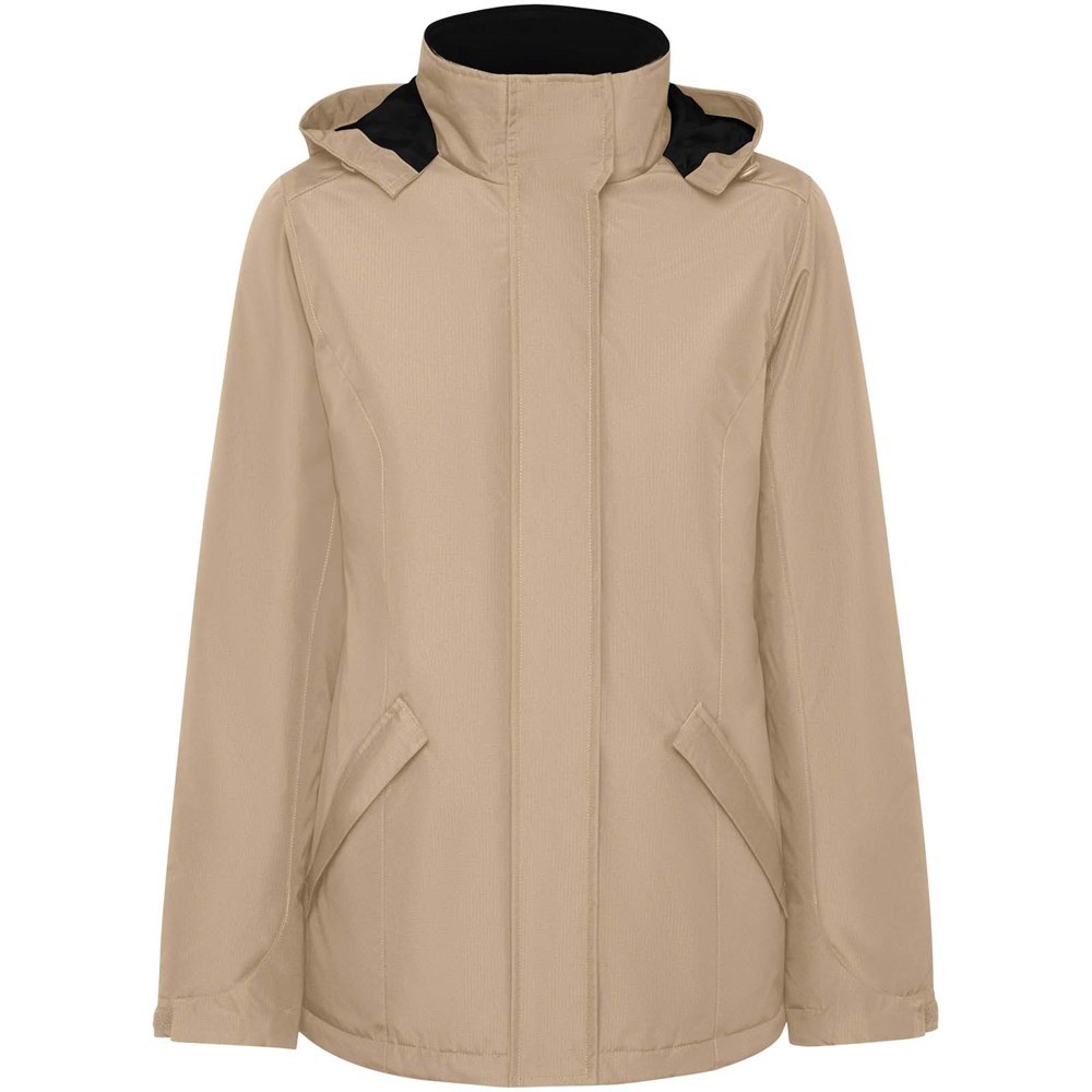 America wattierter Parka für Damen - dunkelsand