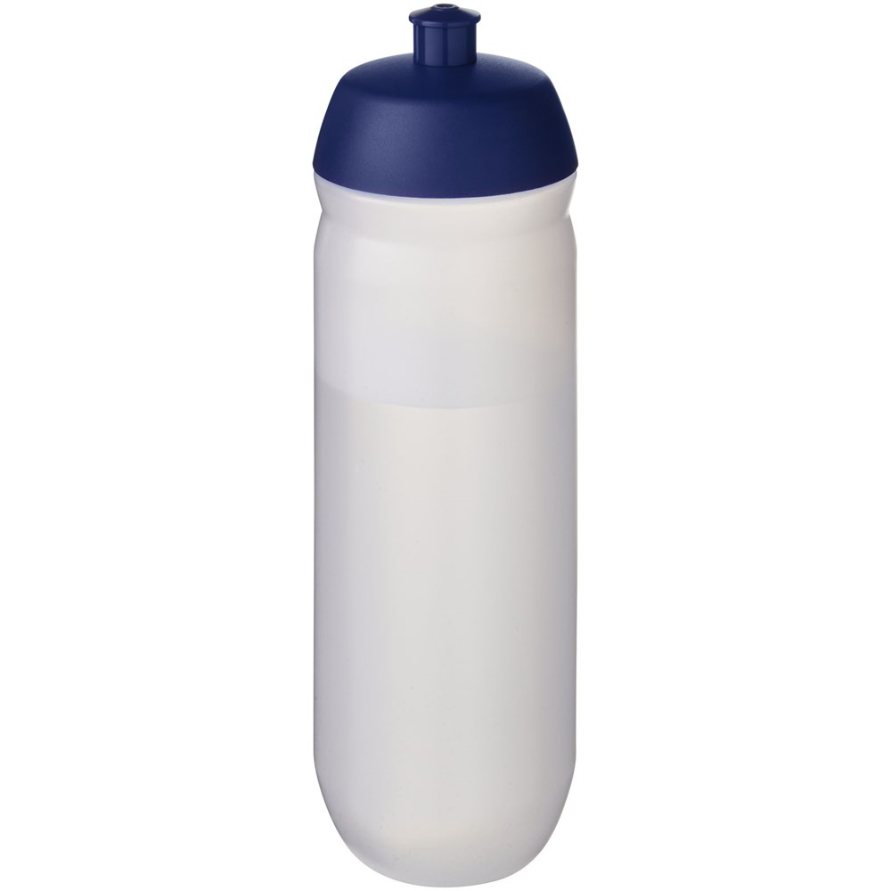 HydroFlex™ 750 ml Squeezy Sportflasche - blau, transparent weiss