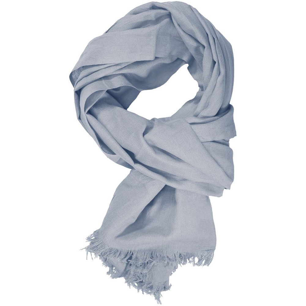 Citizen Green Handloom Baumwollschal handgewebt - Hellblau