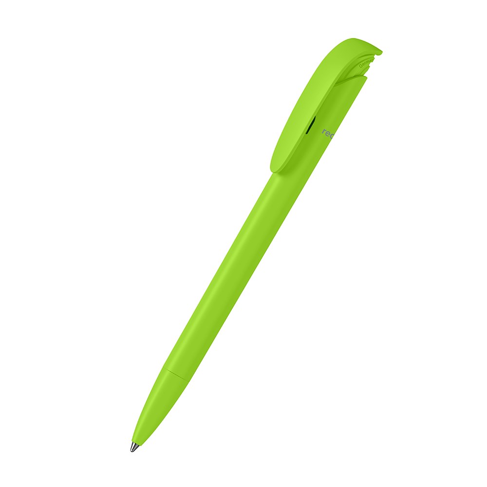 Klio-Eterna - Jona matt recycling - Retractable ballpoint penlight green