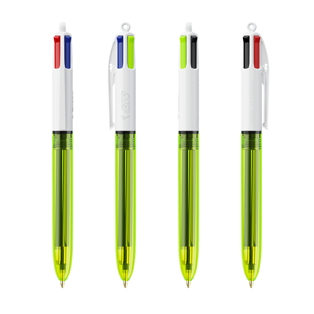 BIC® 4 Colours Fluo Kugelschreiber