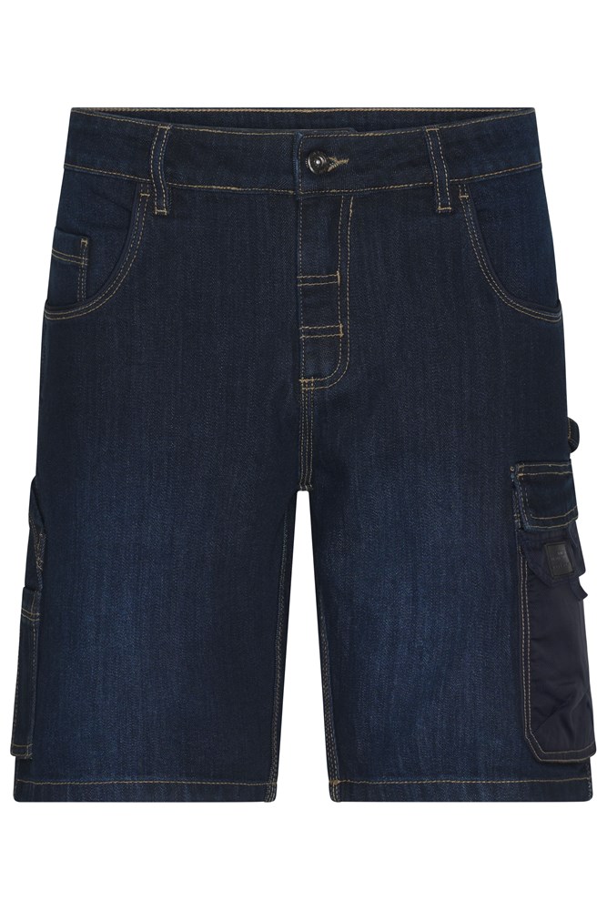 Workwear Stretch-Bermuda-Jeans