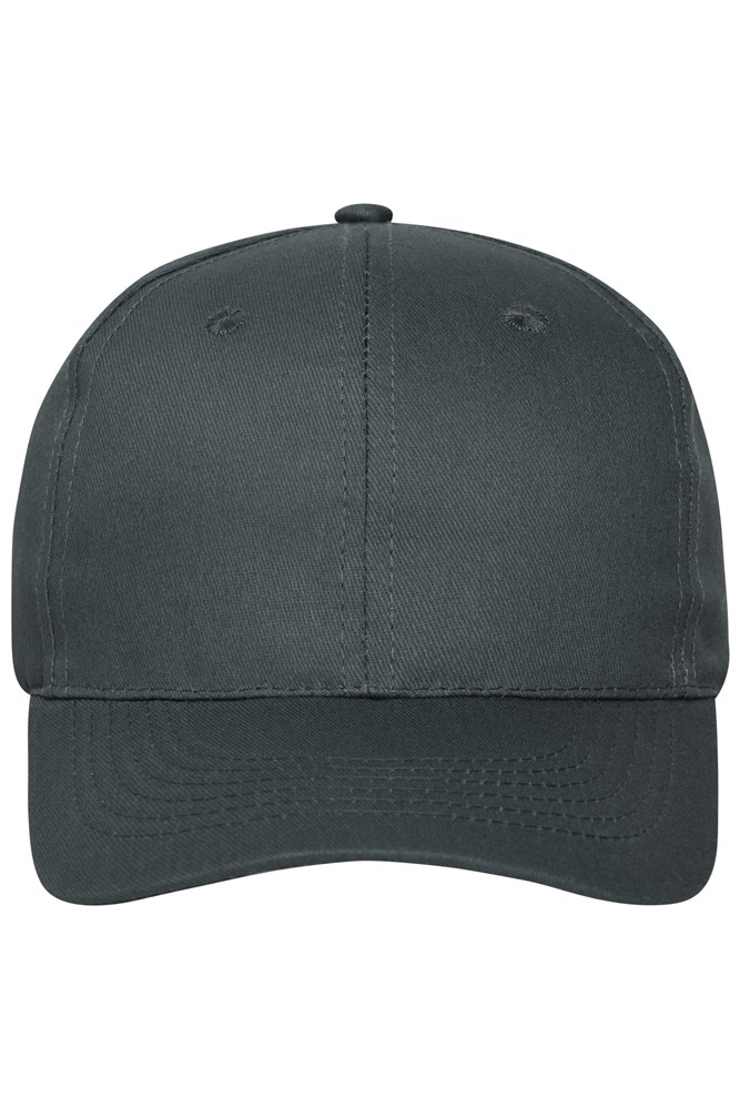 6 Panel Cap Organic Cotton - Graphite (ca. Pantone 432C)